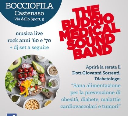 The Budrio Medical Sound Band in concerto alla Bocciofila di Castenaso - venerdì 25 maggio 2018
